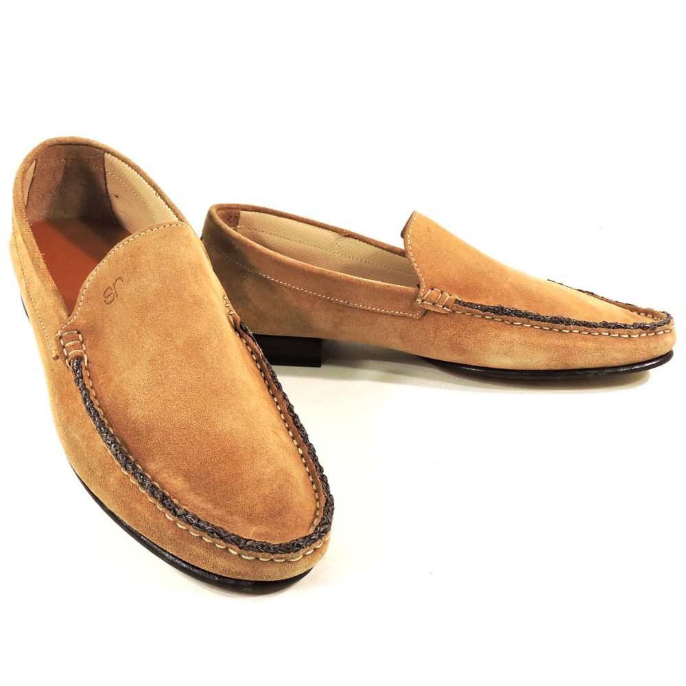 SERGIO ROSSI🇮🇹MEN'S SUEDE COMFORT LOAFERS
